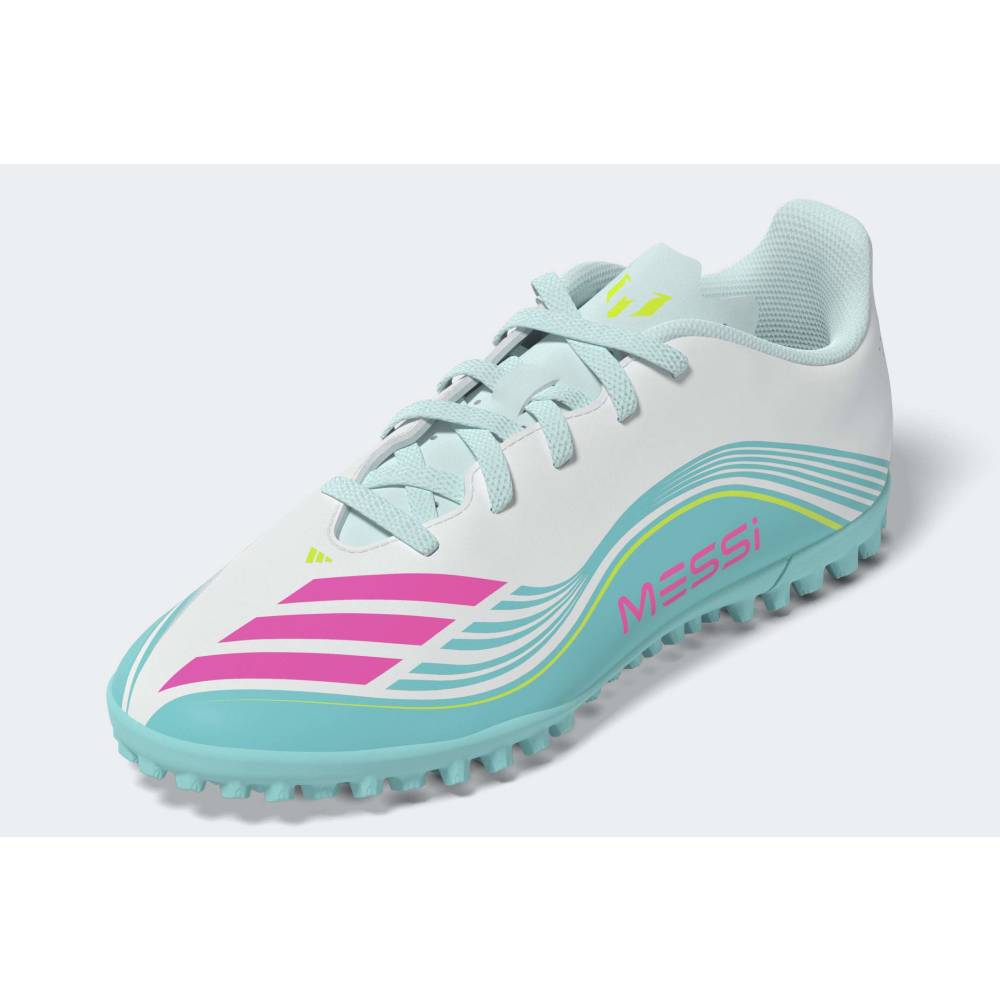 Zapatillas Adidas F50 Messi Club TF Unisex - Fútbol | JQ0949 Plateado
