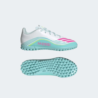 Zapatillas Adidas F50 Messi Club TF Unisex - Fútbol | JQ0949 Plateado