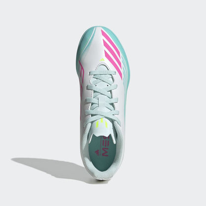 Zapatillas Adidas F50 Messi Club TF Unisex - Fútbol | JQ0949 Plateado
