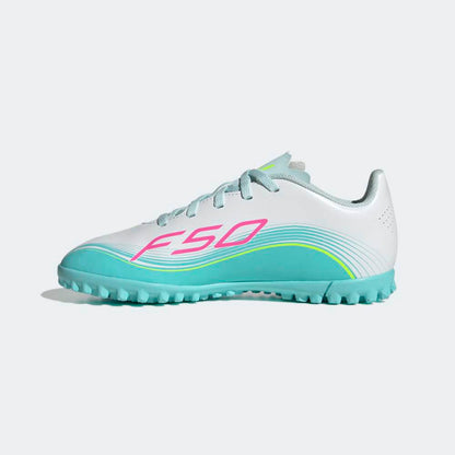 Zapatillas Adidas F50 Messi Club TF Unisex - Fútbol | JQ0949 Plateado