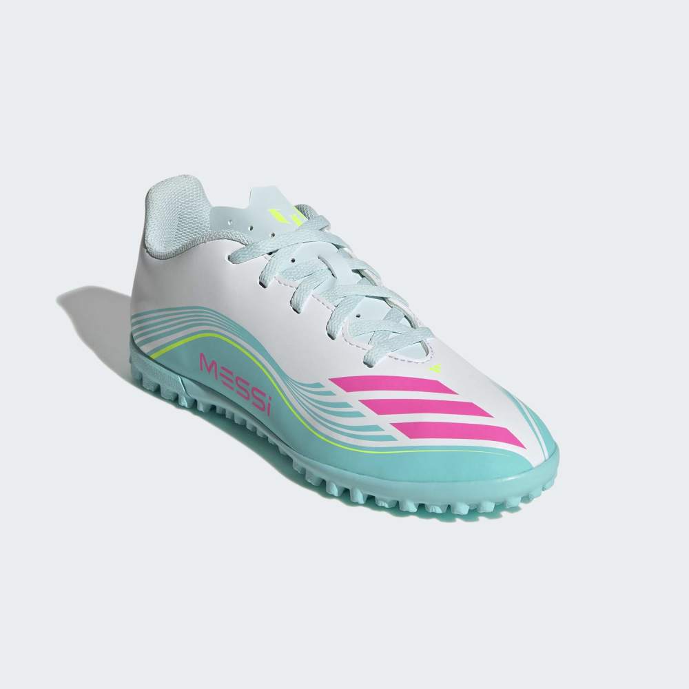 Zapatillas Adidas F50 Messi Club TF Unisex - Fútbol | JQ0949 Plateado