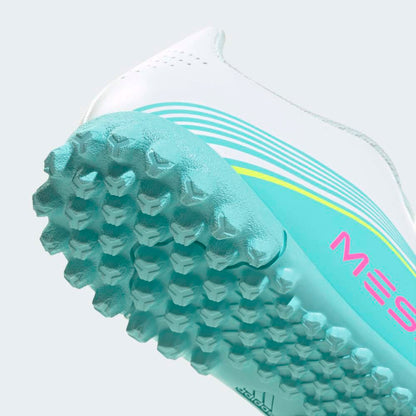 Zapatillas Adidas F50 Messi Club TF Unisex - Fútbol | JQ0949 Plateado