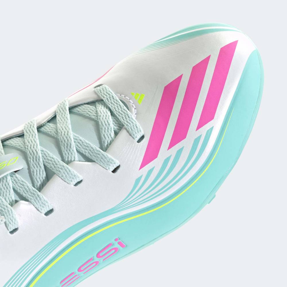Zapatillas Adidas F50 Messi Club TF Unisex - Fútbol | JQ0949 Plateado