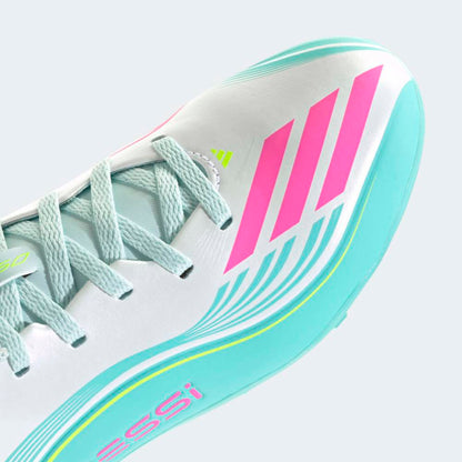 Zapatillas Adidas F50 Messi Club TF Unisex - Fútbol | JQ0949 Plateado