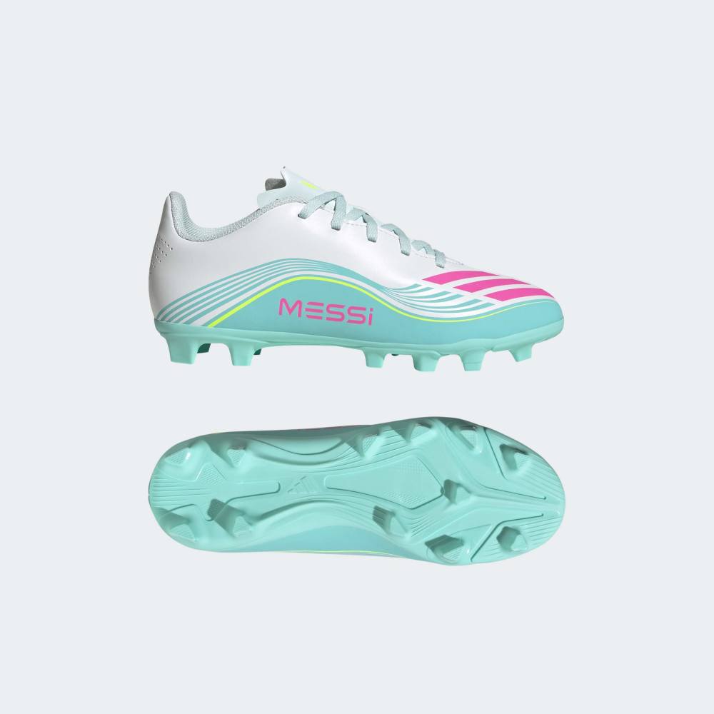 Zapatillas Adidas F50 Messi Club FG/MG Unisex - Fútbol | JQ0950 Plateado