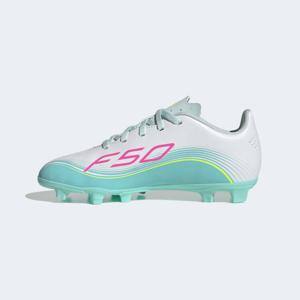 Zapatillas Adidas F50 Messi Club FG/MG Unisex - Fútbol | JQ0950 Plateado