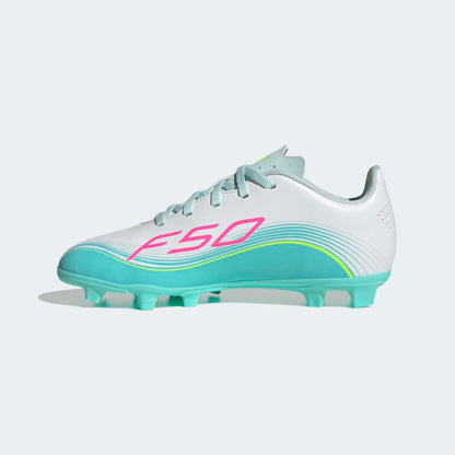 Zapatillas Adidas F50 Messi Club FG/MG Unisex - Fútbol | JQ0950 Plateado