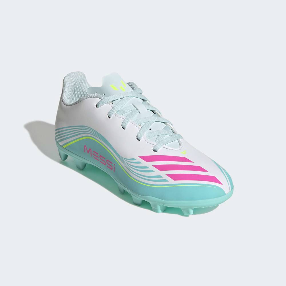 Zapatillas Adidas F50 Messi Club FG/MG Unisex - Fútbol | JQ0950 Plateado