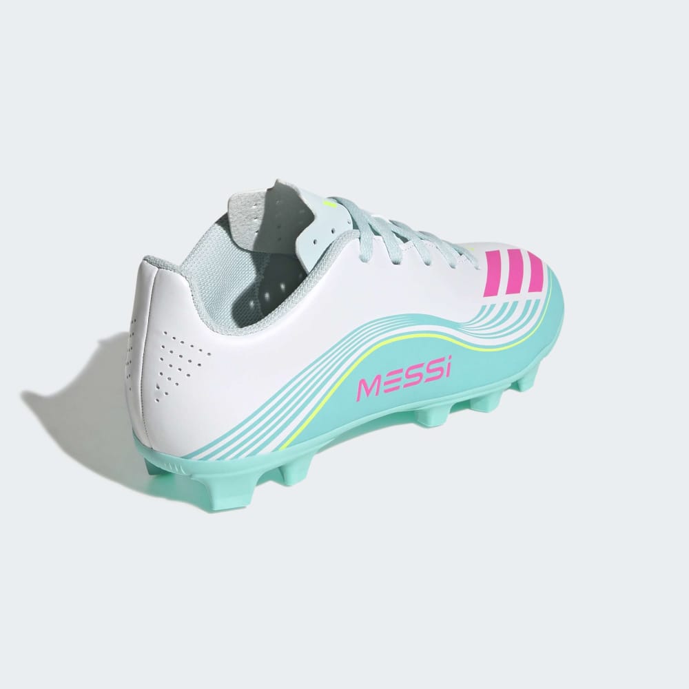 Zapatillas Adidas F50 Messi Club FG/MG Unisex - Fútbol | JQ0950 Plateado