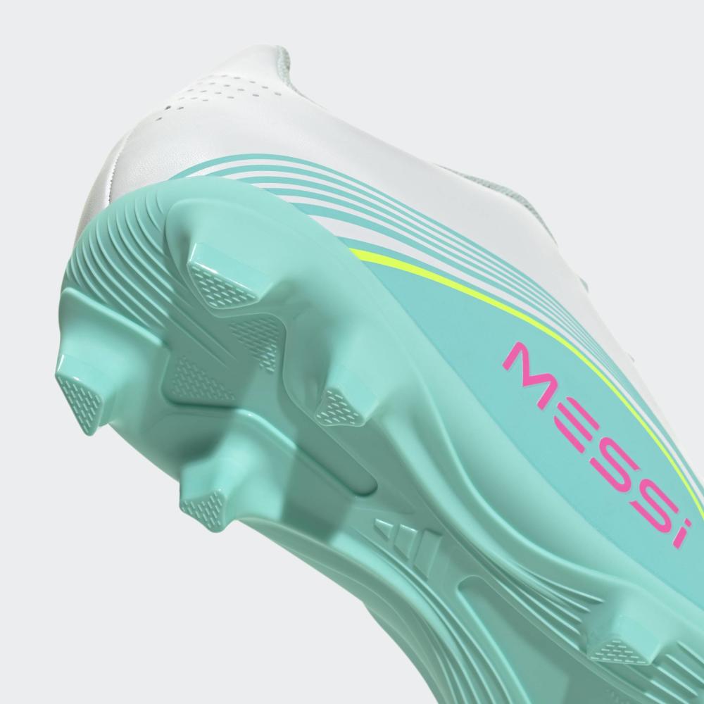 Zapatillas Adidas F50 Messi Club FG/MG Unisex - Fútbol | JQ0950 Plateado