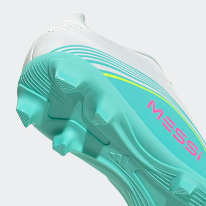 Zapatillas Adidas F50 Messi Club FG/MG Unisex - Fútbol | JQ0950 Plateado