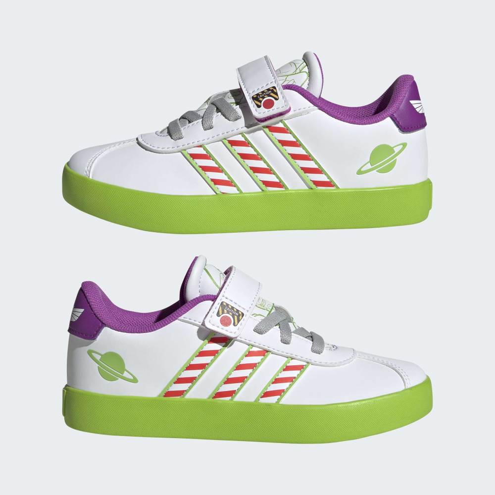 Zapatillas Adidas VL Court Pixar Toy Story Niños - Urbano | JQ4385 Blanco