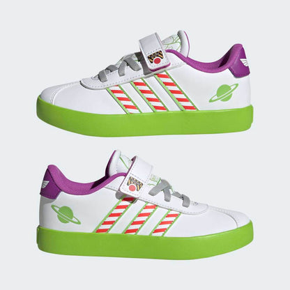 Zapatillas Adidas VL Court Pixar Toy Story Niños - Urbano | JQ4385 Blanco