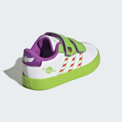 Zapatillas Adidas VL Court 3.0 Pixar Toy Story Niños - Urbano | JQ4386 Blanco