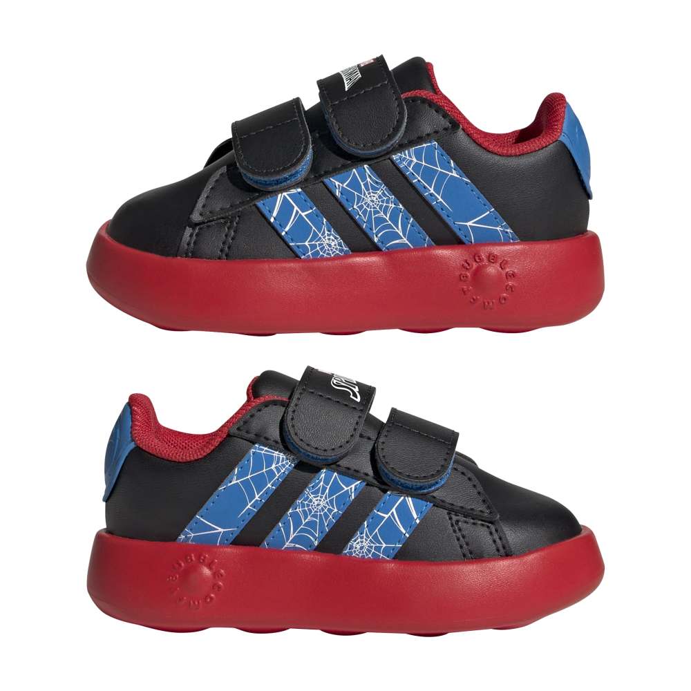 Zapatillas Adidas Grand Court Spider-Man Niños - Urbano | JQ7828 Negro
