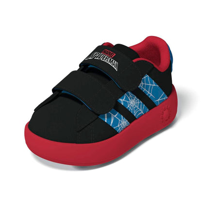 Zapatillas Adidas Grand Court Spider-Man Niños - Urbano | JQ7828 Negro