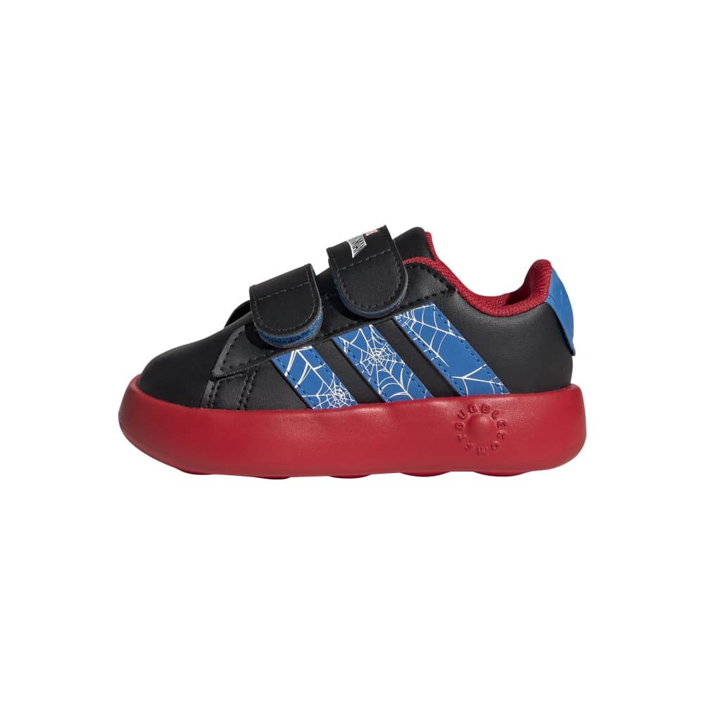 Zapatillas Adidas Grand Court Spider-Man Niños - Urbano | JQ7828 Negro