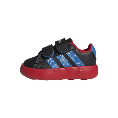 Zapatillas Adidas Grand Court Spider-Man Niños - Urbano | JQ7828 Negro