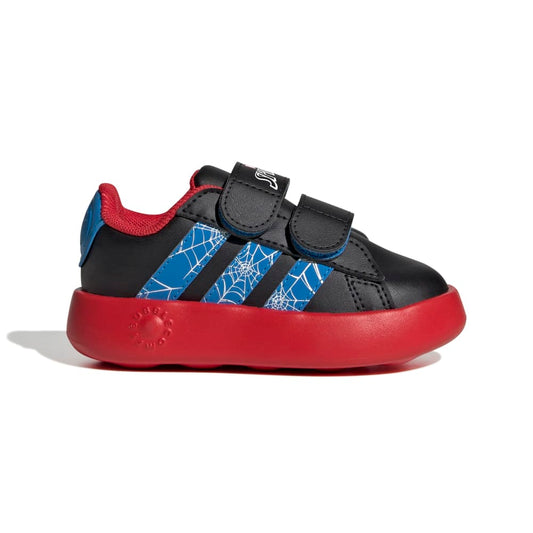 Zapatillas Adidas Grand Court Spider-Man Niños - Urbano | JQ7828 Negro