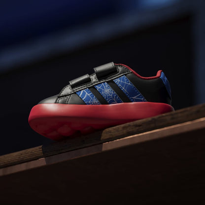 Zapatillas Adidas Grand Court Spider-Man Niños - Urbano | JQ7828 Negro