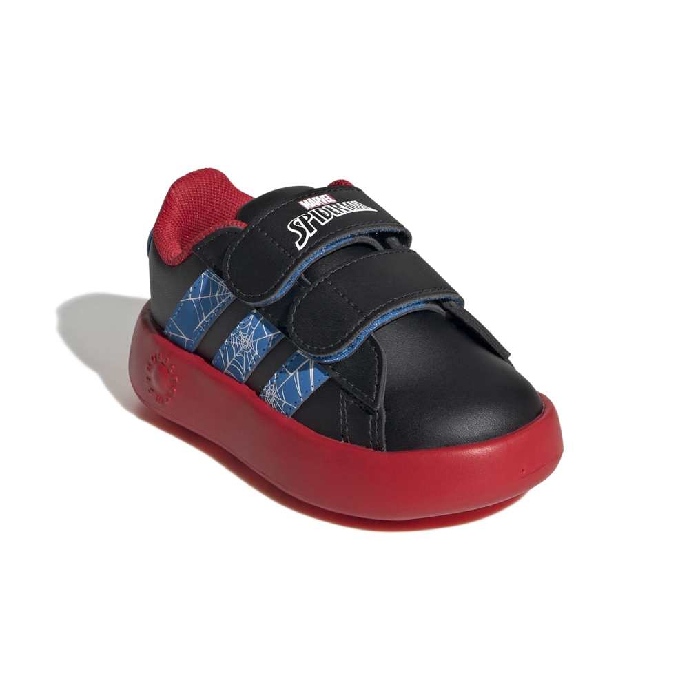 Zapatillas Adidas Grand Court Spider-Man Niños - Urbano | JQ7828 Negro