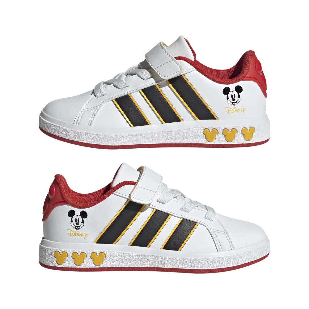 Zapatillas Adidas Grand Court Disney Mickey Mouse Niños - Urbano | JQ8067 Blanco