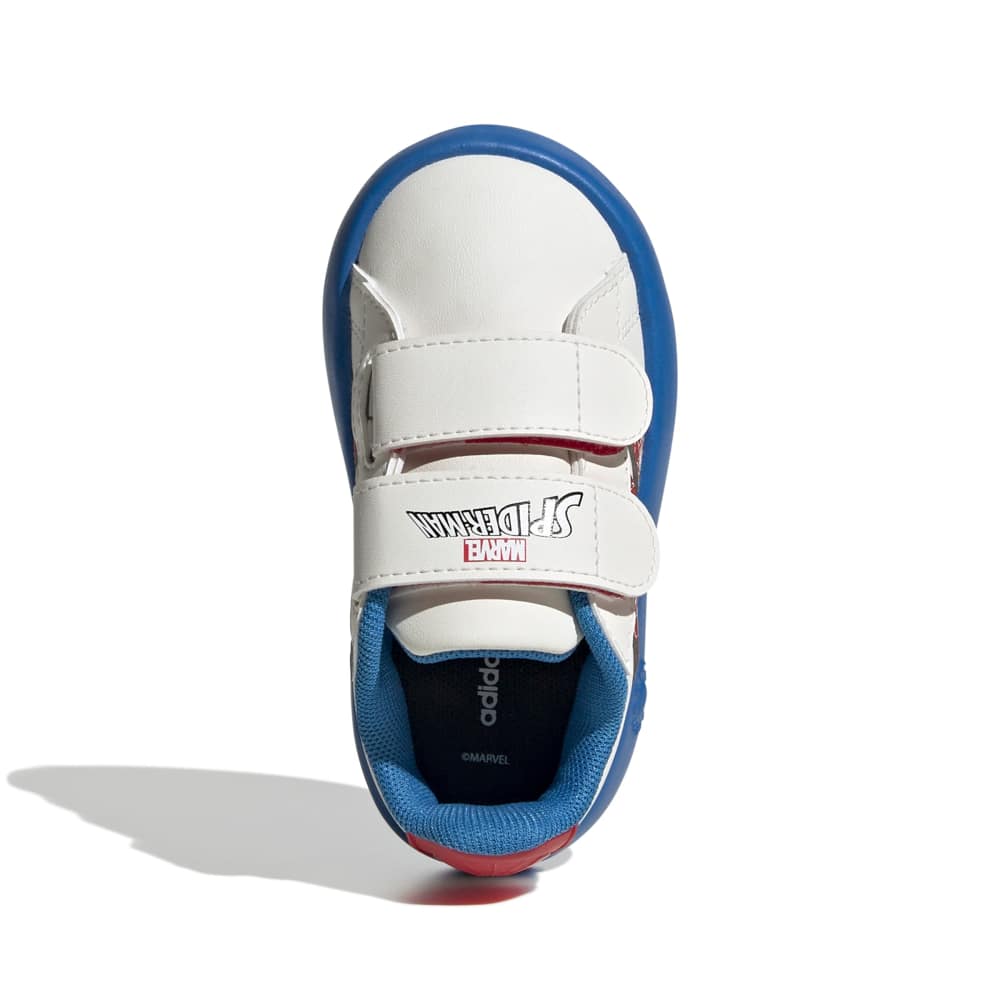 Zapatillas Adidas Grand Court Spider-Man Niños - Urbano | JQ8072 Blanco