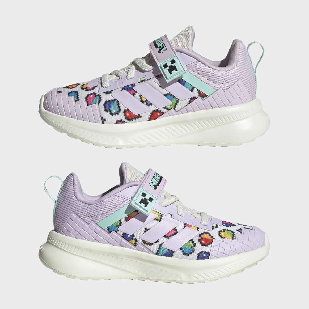Zapatillas Adidas Minecraft Fortarun Niños - Urbano | JR1950 Lila