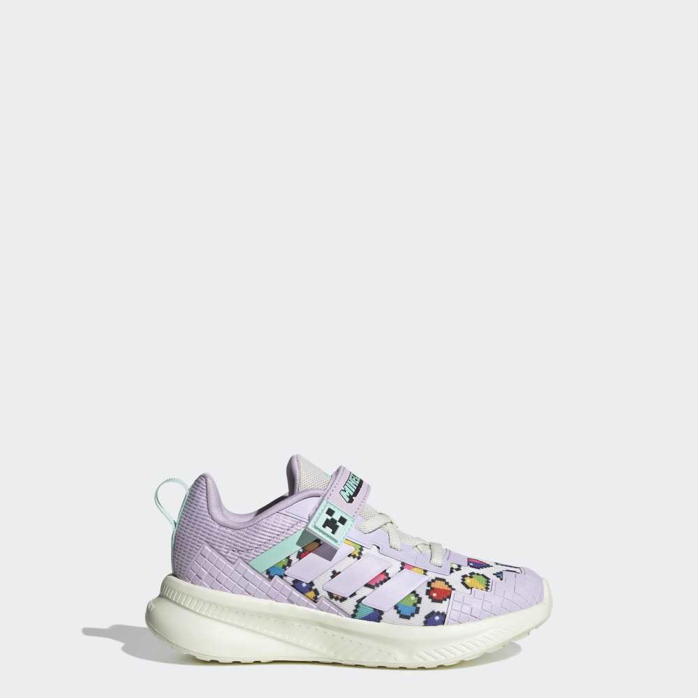Zapatillas Adidas Minecraft Fortarun Niños - Urbano | JR1950 Lila