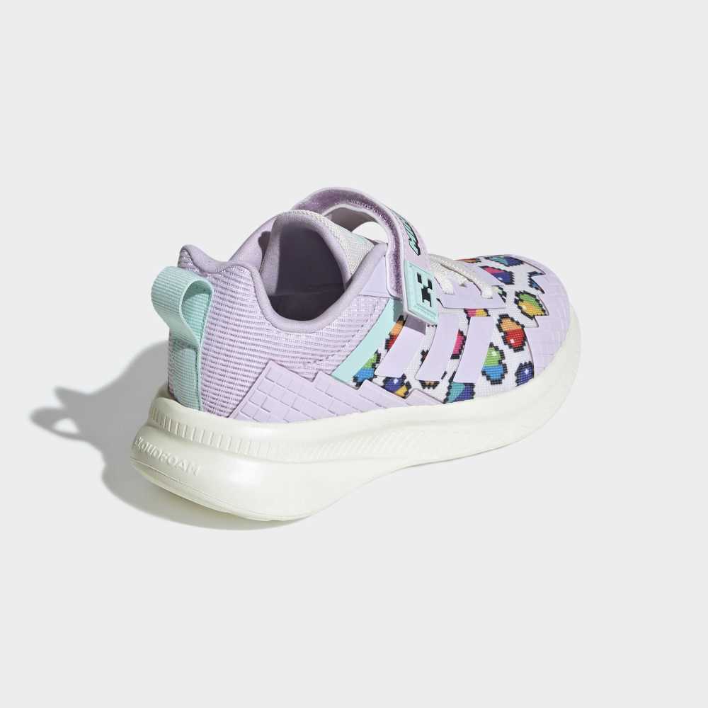 Zapatillas Adidas Minecraft Fortarun Niños - Urbano | JR1950 Lila