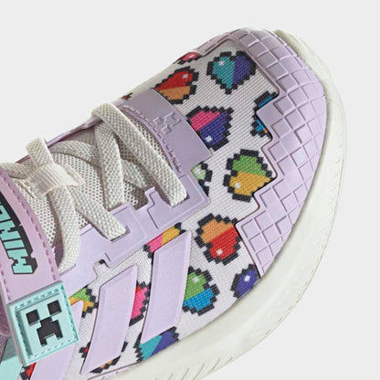 Zapatillas Adidas Minecraft Fortarun Niños - Urbano | JR1950 Lila