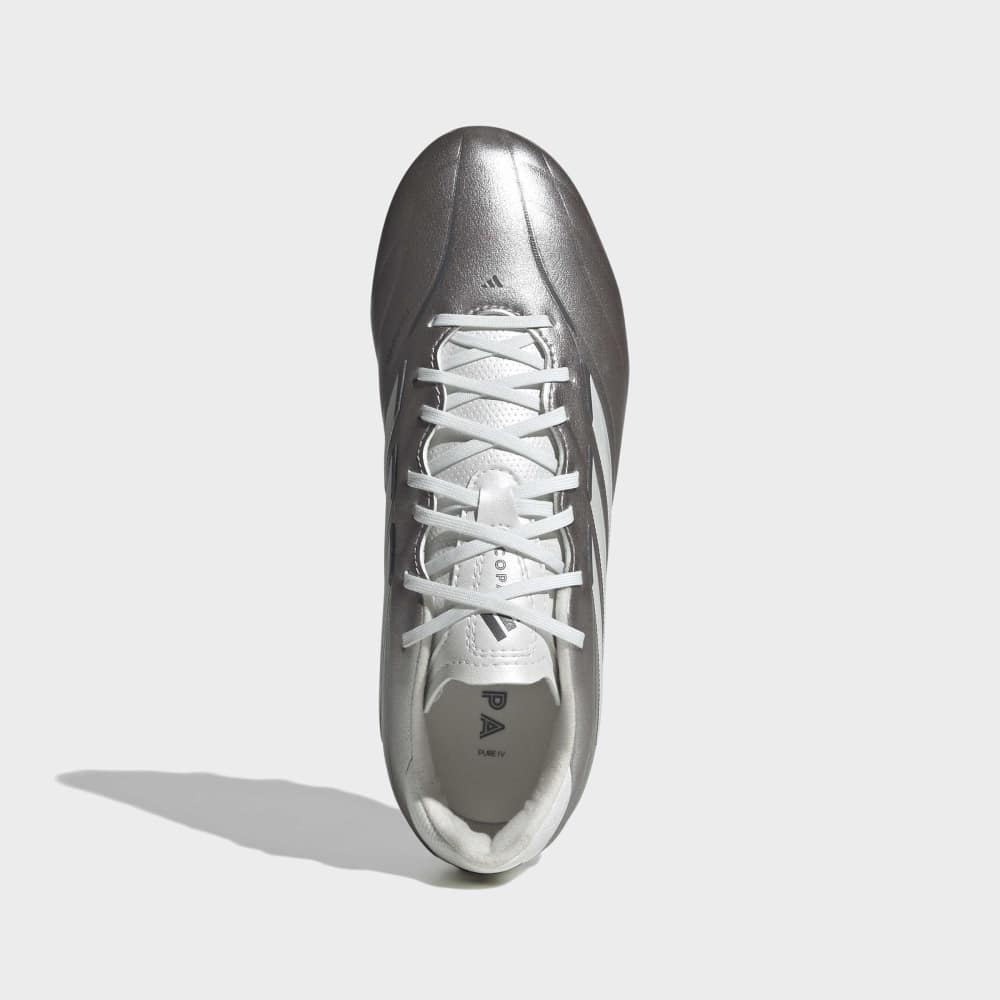 Zapatillas Adidas Copa Pure IV League FG Unisex - Fútbol | JR6264 Plateado