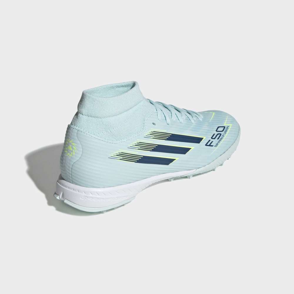 Zapatillas Adidas F50 Sparkfusion League TF Mujer - Fútbol | JR9003 Celeste