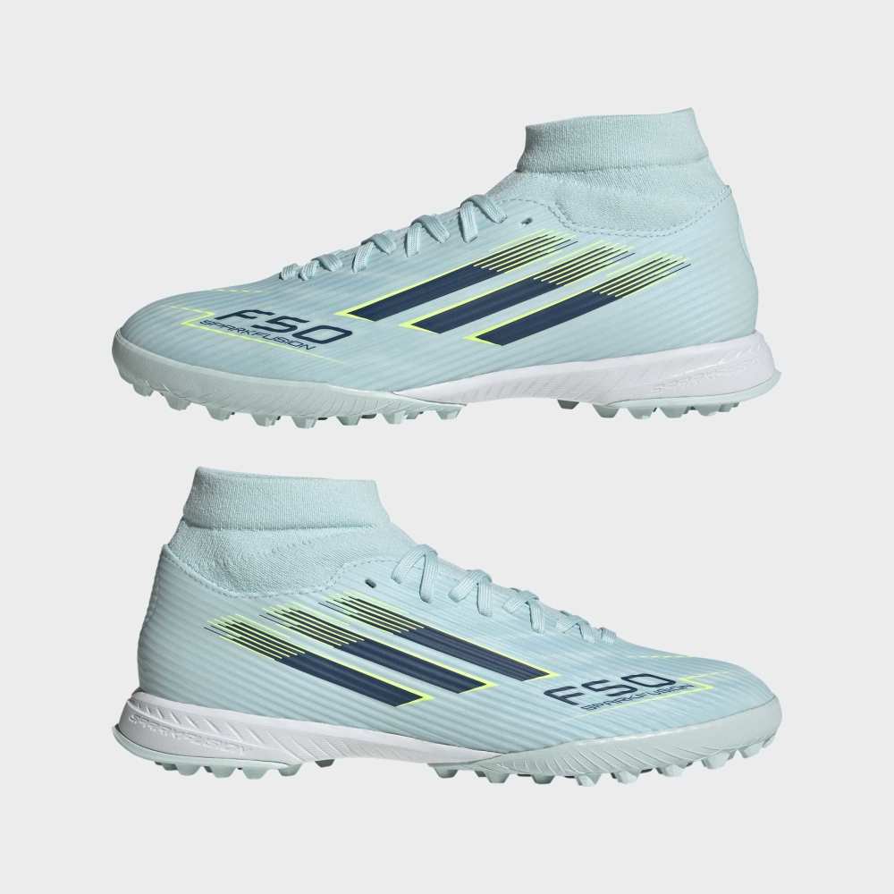 Zapatillas Adidas F50 Sparkfusion League TF Mujer - Fútbol | JR9003 Celeste