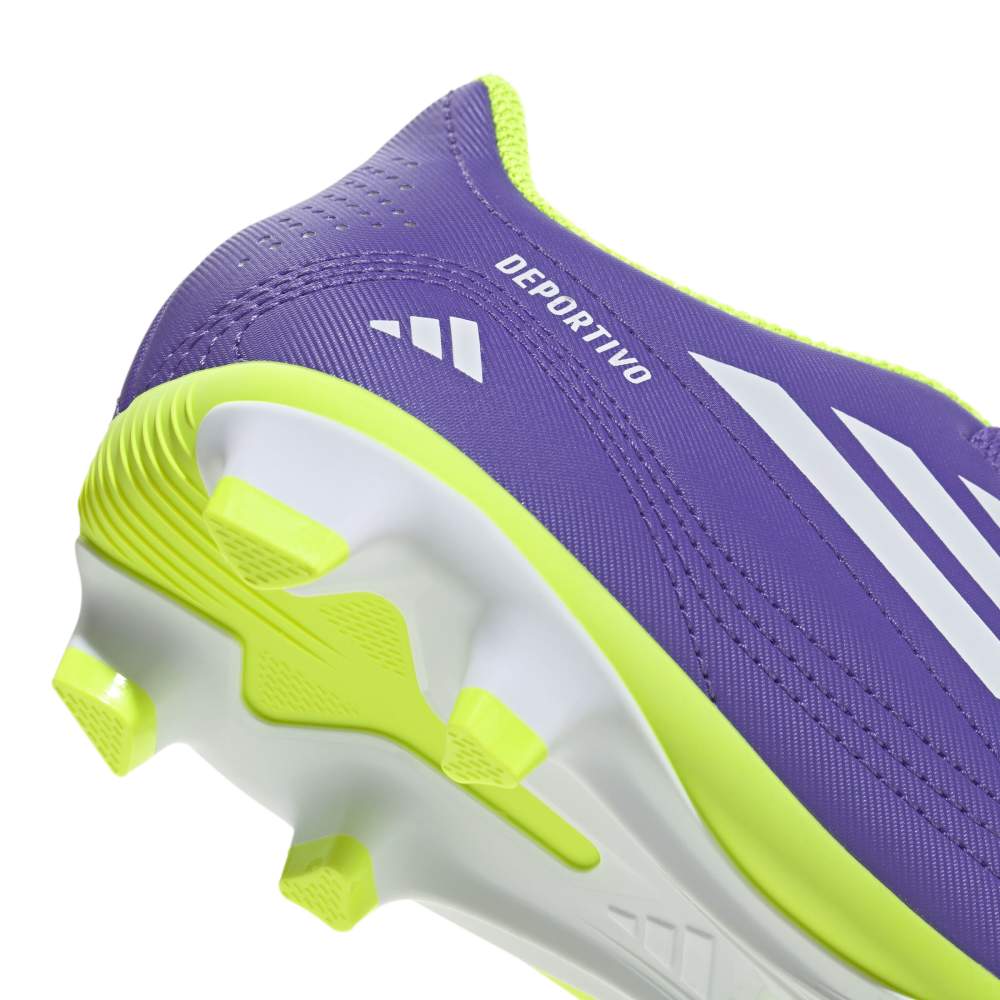 Zapatillas Adidas Deportivo III FxG Unisex - Fútbol | JS0184 Púrpura
