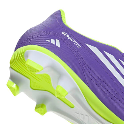 Zapatillas Adidas Deportivo III FxG Unisex - Fútbol | JS0184 Púrpura
