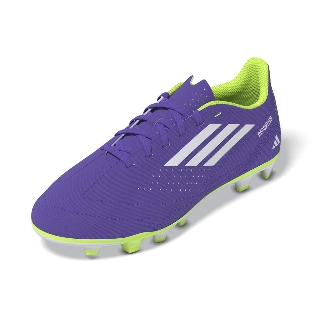 Zapatillas Adidas Deportivo III FxG Unisex - Fútbol | JS0184 Púrpura
