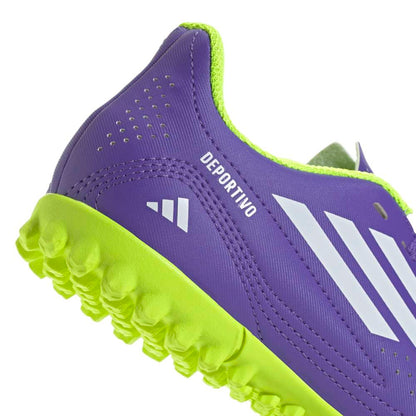Zapatillas Adidas Deportivo III TF Unisex - Fútbol | JS0185 Púrpura