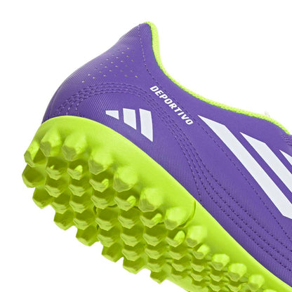 Zapatillas Adidas Deportivo III TF Hombre - Fútbol | JS0193 Púrpura