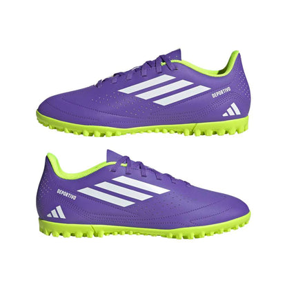 Zapatillas Adidas Deportivo III TF Hombre - Fútbol | JS0193 Púrpura