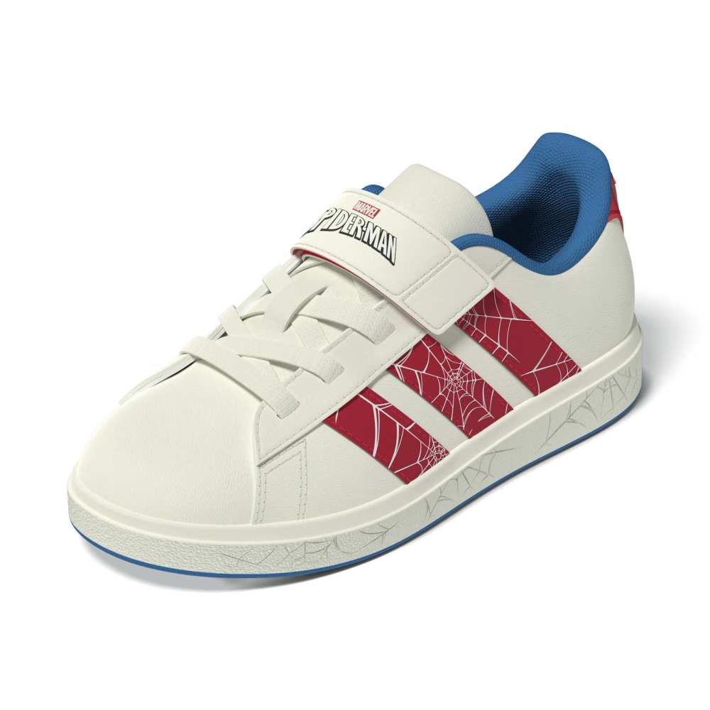 Zapatillas Adidas Grand Court Spider-Man Niños - Urbano | JS0778 Blanco