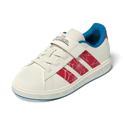 Zapatillas Adidas Grand Court Spider-Man Niños - Urbano | JS0778 Blanco