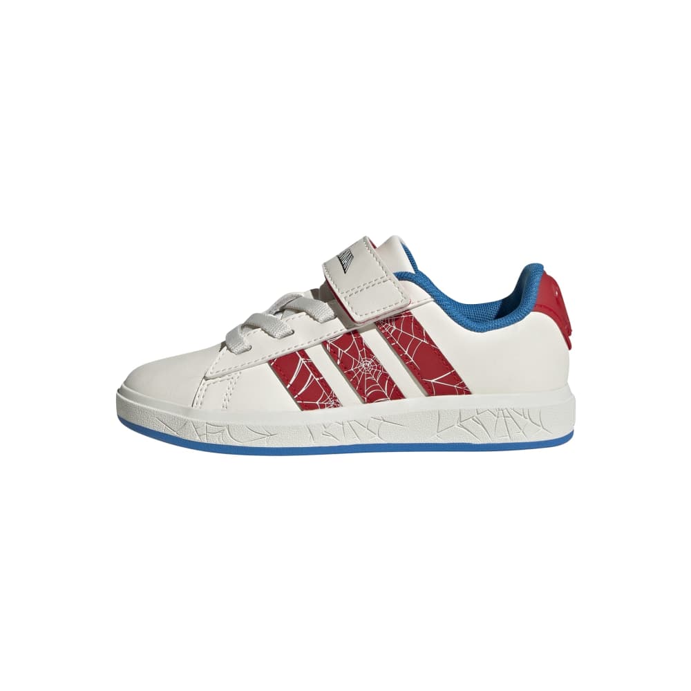Zapatillas Adidas Grand Court Spider-Man Niños - Urbano | JS0778 Blanco