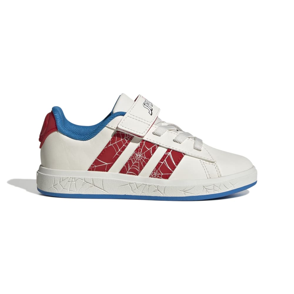Zapatillas Adidas Grand Court Spider-Man Niños - Urbano | JS0778 Blanco