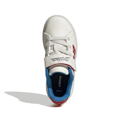 Zapatillas Adidas Grand Court Spider-Man Niños - Urbano | JS0778 Blanco