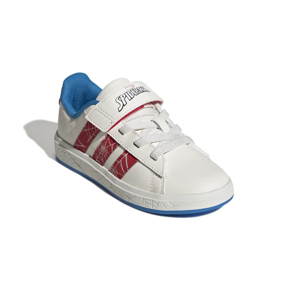 Zapatillas Adidas Grand Court Spider-Man Niños - Urbano | JS0778 Blanco