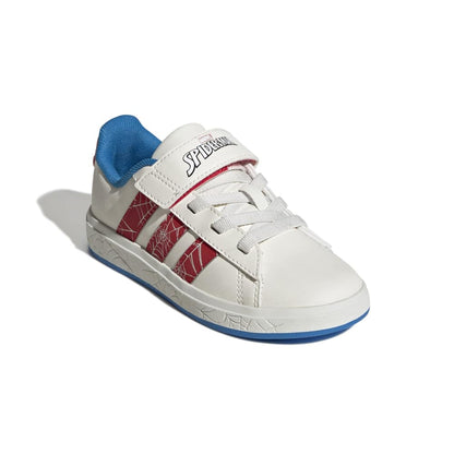 Zapatillas Adidas Grand Court Spider-Man Niños - Urbano | JS0778 Blanco