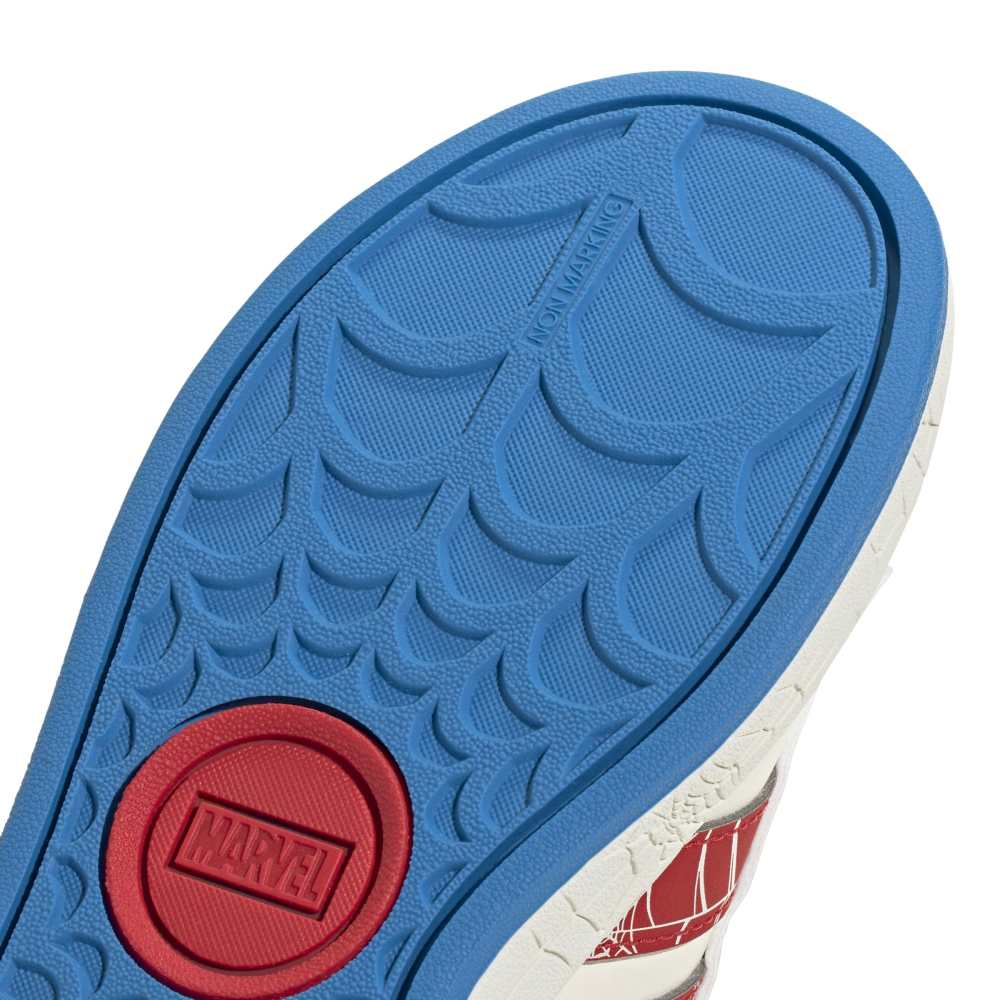 Zapatillas Adidas Grand Court Spider-Man Niños - Urbano | JS0778 Blanco