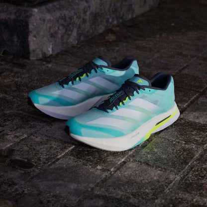 Adidas Adizero Boston 13 Hombre - Running | JS4945 Flash Aqua
