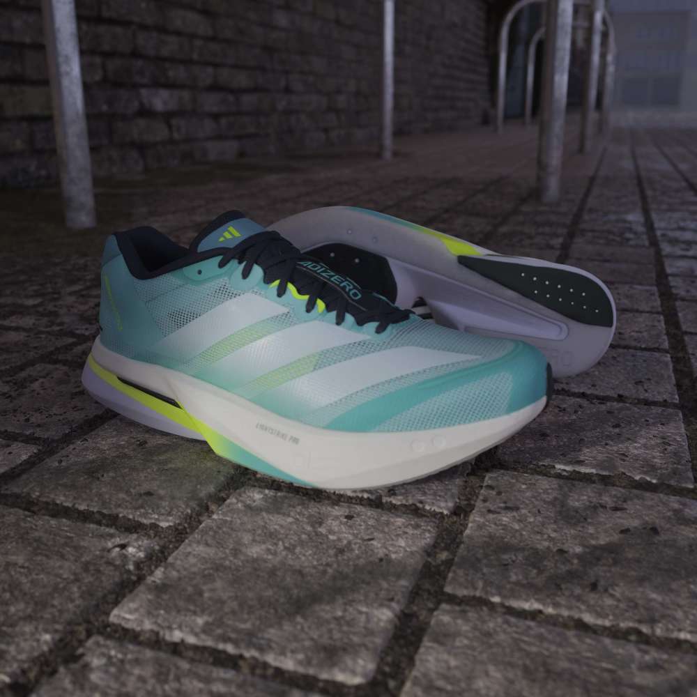 Adidas Adizero Boston 13 Hombre - Running | JS4945 Flash Aqua